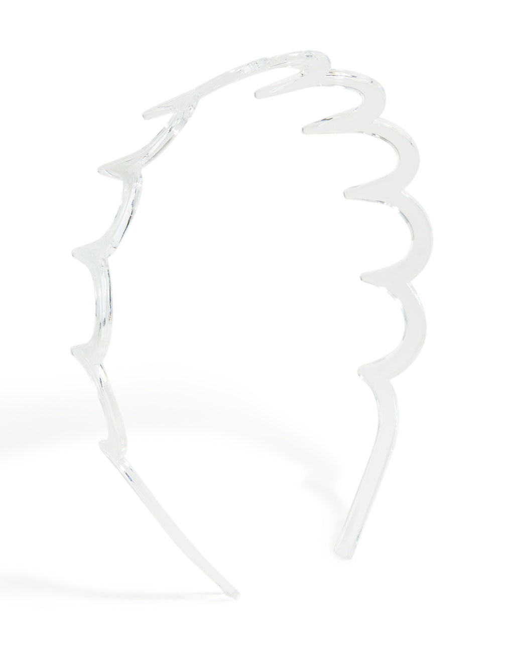 Clear Wavy Headband