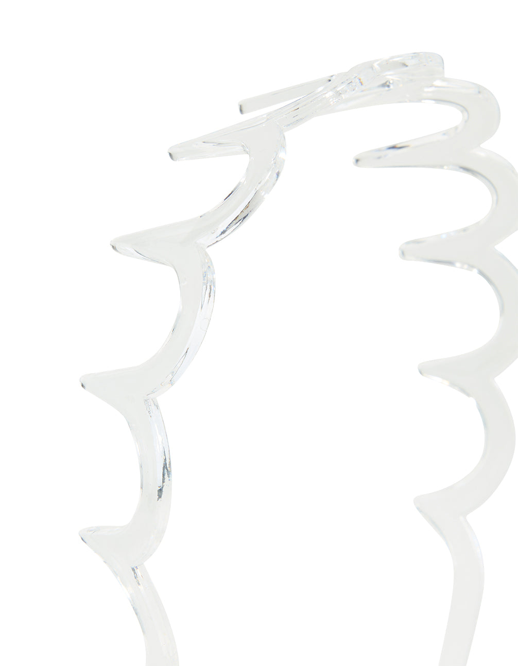 Clear Wavy Headband