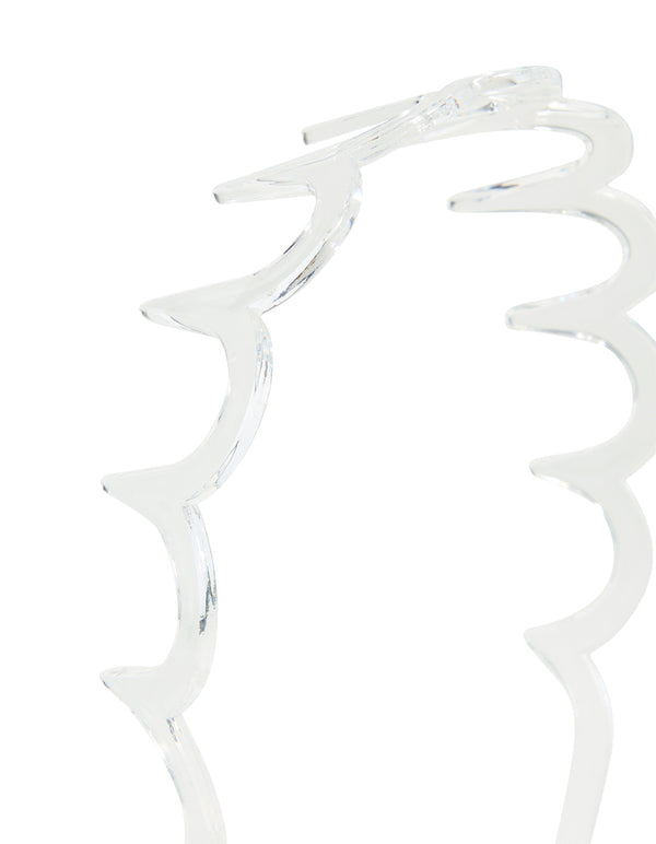 Clear Wavy Headband
