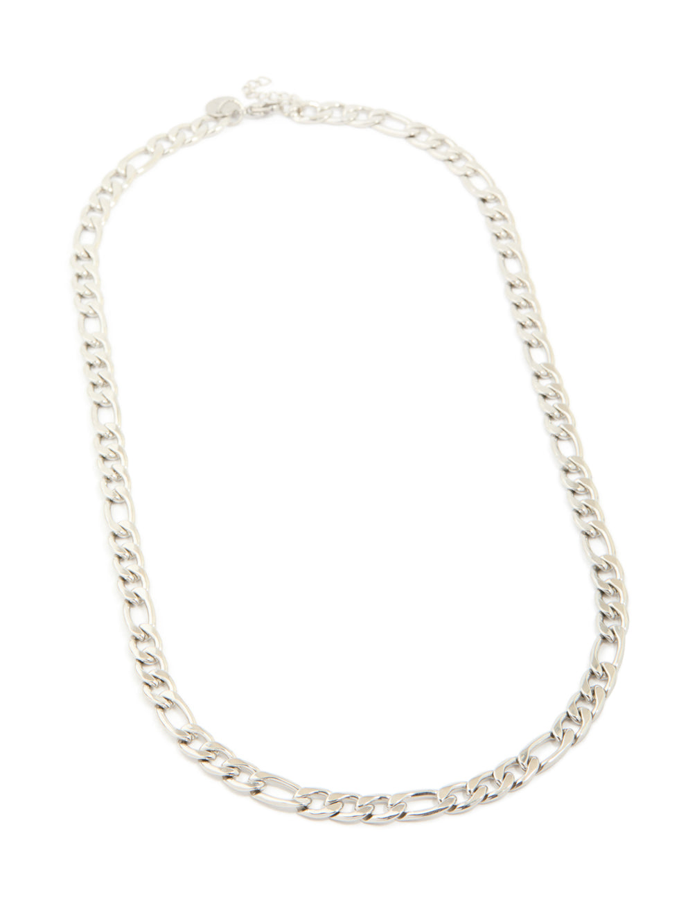Mens Waterproof Stainless Steel Figaro Chain Necklace