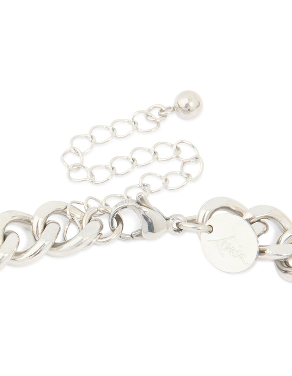 Mens Waterproof Stainless Steel Miami Cuban Link Necklace