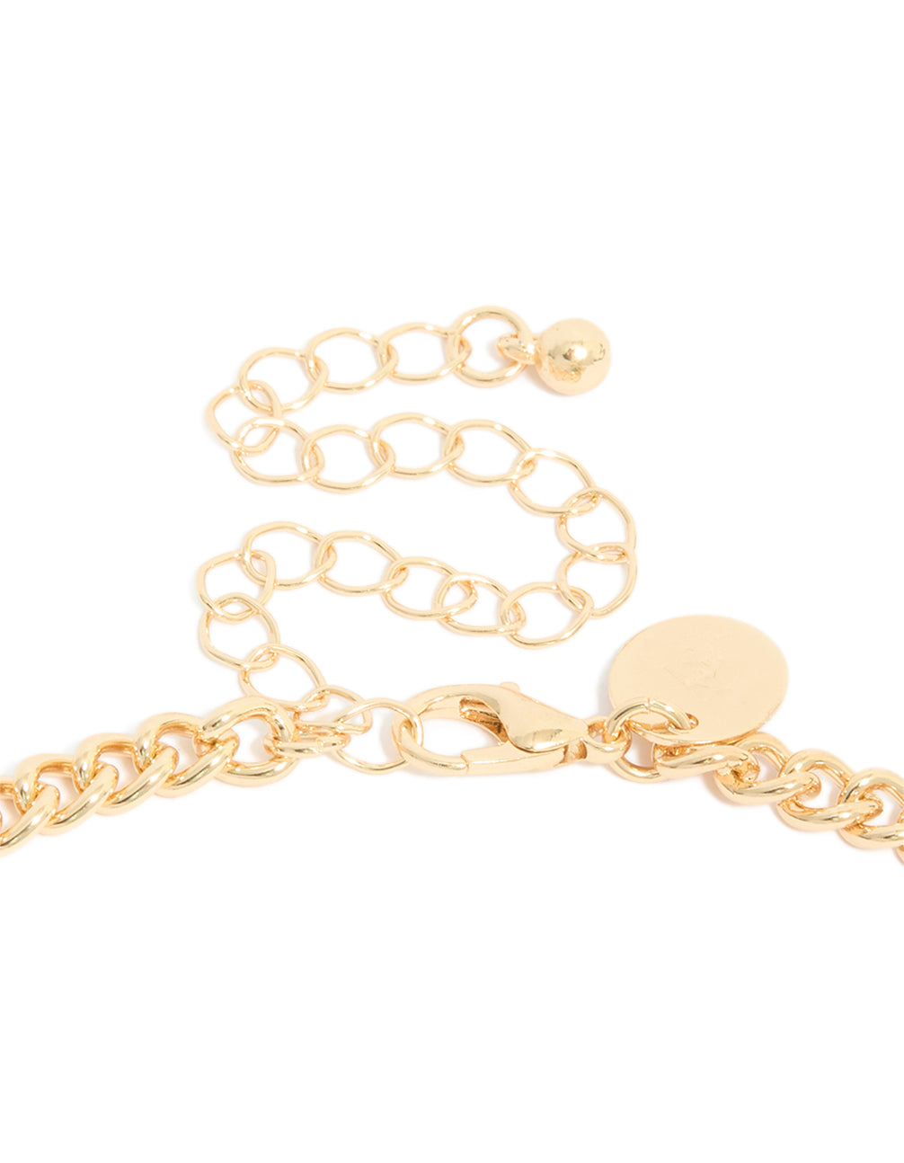 Gold Neutral Chunky Beaded Necklace
