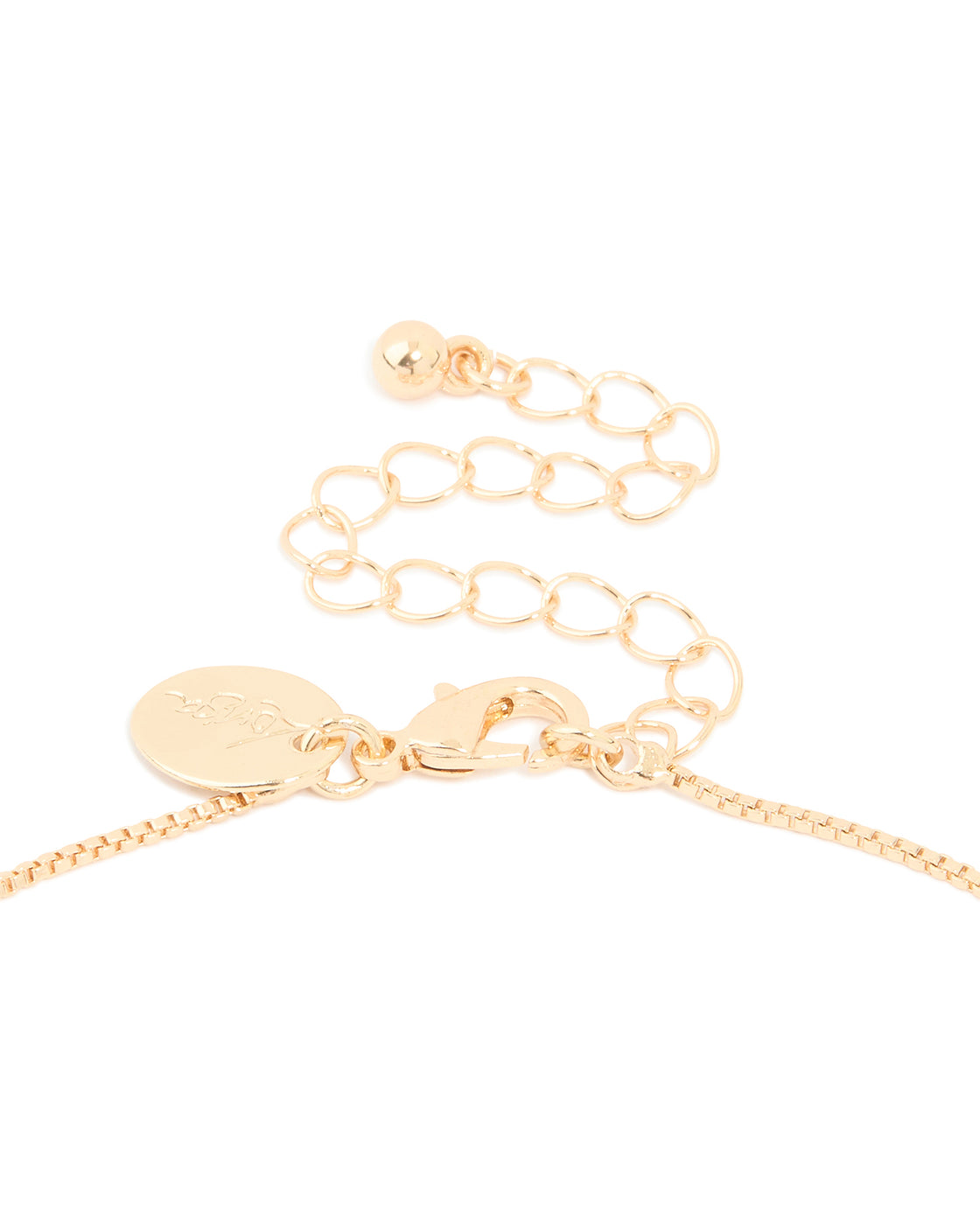Gold Swirl Starfish Box Chain Necklace