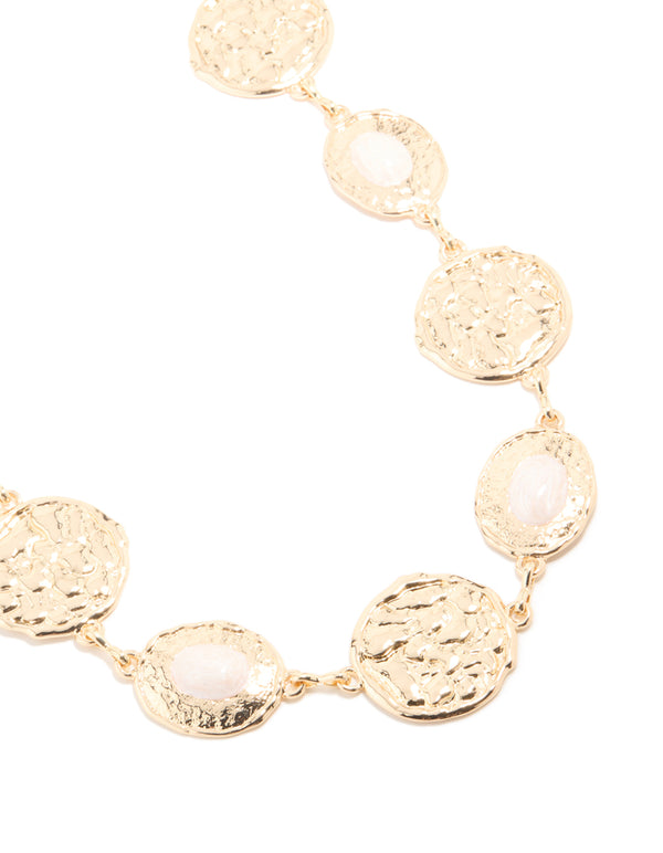 Gold Enamel Coin Belt