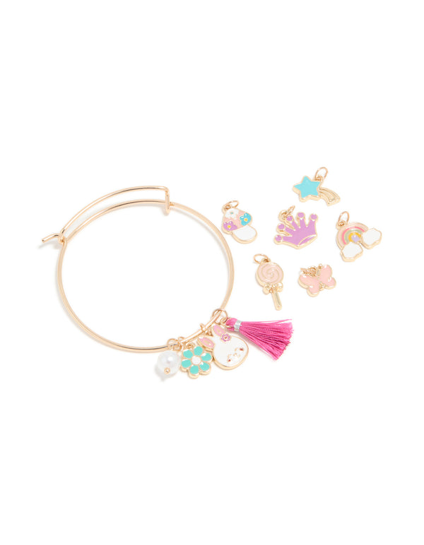 Kids Gold Easter Bunny Make Your Own Bangle