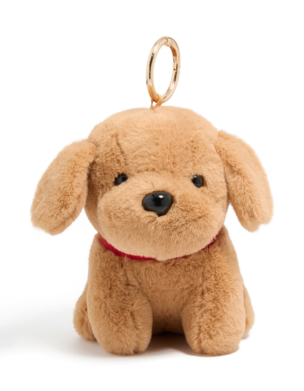 Kids Fabric Puppy Key Chain