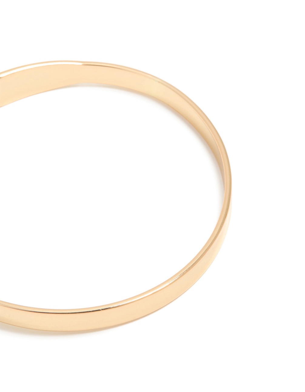 Gold Plain Wrist Cuff