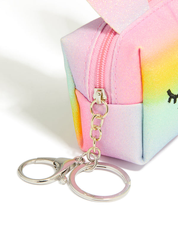 Kids Rainbow Fabric Bunny Purse