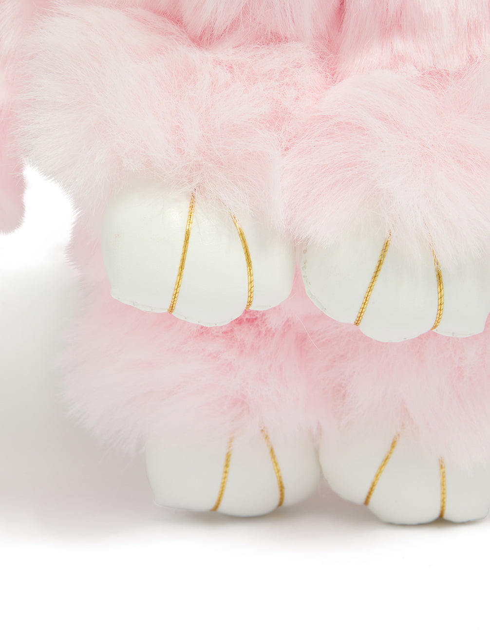 Kids Pink Polyester Bunny Key Chain