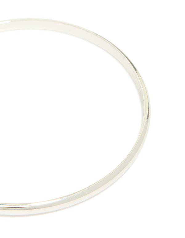 Silver Plated Cubic Zirconia Tennis & Cuff Toggle Bracelets 2-Pack