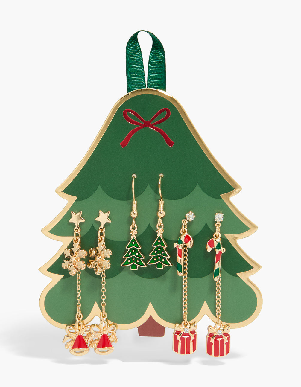 Gold Bell Chain Earrings 3-Pack