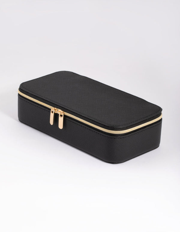 Large Rectangular Black Jewellery Box
