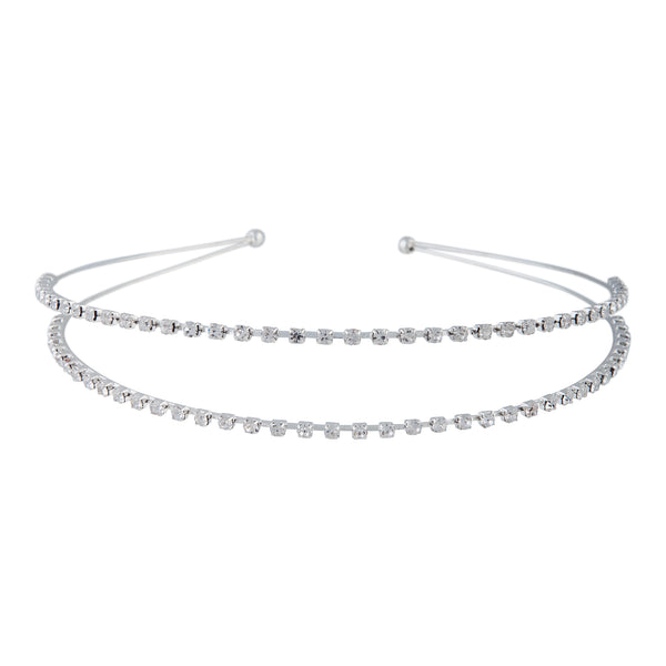 Crystal Double Row Headband