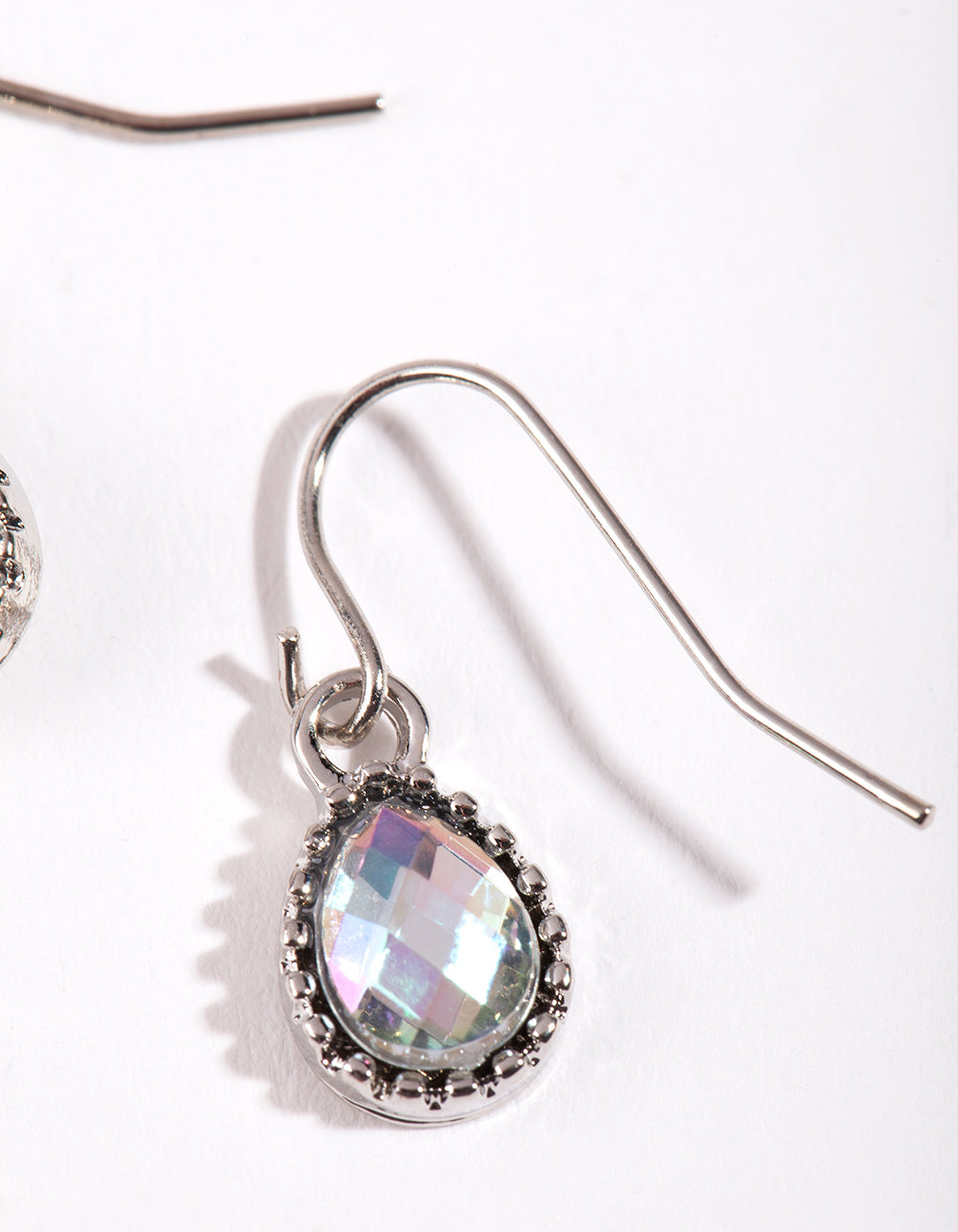 Petrol Effect Teardrop Earrings