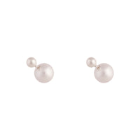 Sterling Silver Pearl Sandwich Earring - link has visual effect only