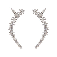 Diamante Double Flower Ear Cuff Pack - link has visual effect only