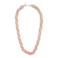 Rose Gold Mesh Twist Necklace - link has visual effect only