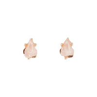 Mini Peach Druzy Stud - link has visual effect only