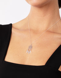 Sterling Silver Dreamcatcher Necklace - link has visual effect only