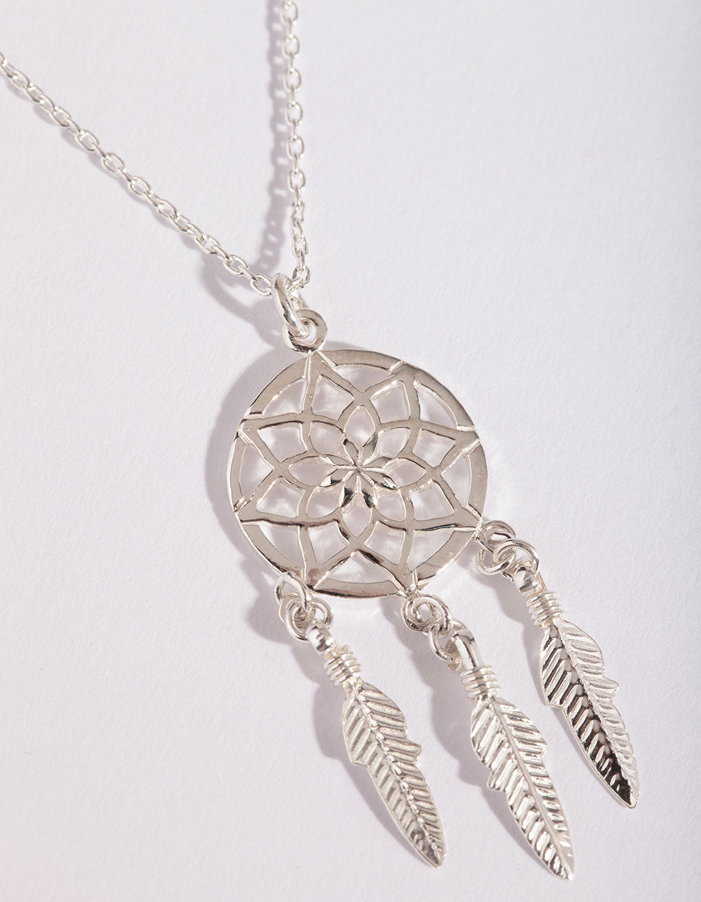 Sterling Silver Dreamcatcher Necklace