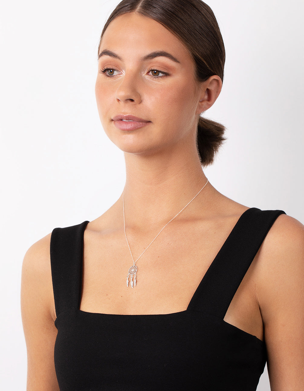 Sterling Silver Dreamcatcher Necklace