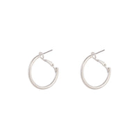 Silver Hoop Earrings 20mm - link has visual effect only