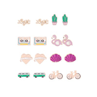 Mixed Metal Legit Beach 8-Pack Earring - link has visual effect only