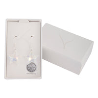 Aurora Borealis Star Drop Earrings - link has visual effect only