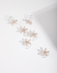 Pink Gem Hair Screw 6-Pack - link has visual effect only