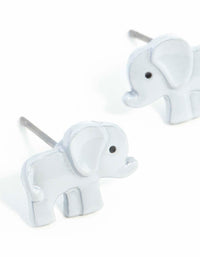 Mini Elephant Stud Earrings - link has visual effect only