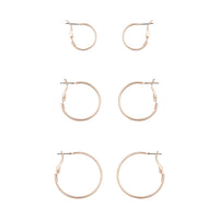 Rose Gold Sleeper Hoop Earring Pack - link has visual effect only
