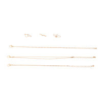 Gold Circle Ring Bracelet Pack - link has visual effect only