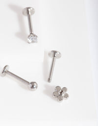 Surgical Steel Daisy Flat Back Pack - link has visual effect only