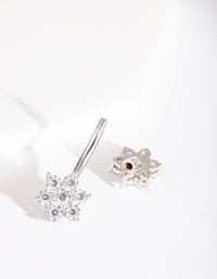 Surgical Steel Double Flower Belly Bar - link has visual effect only