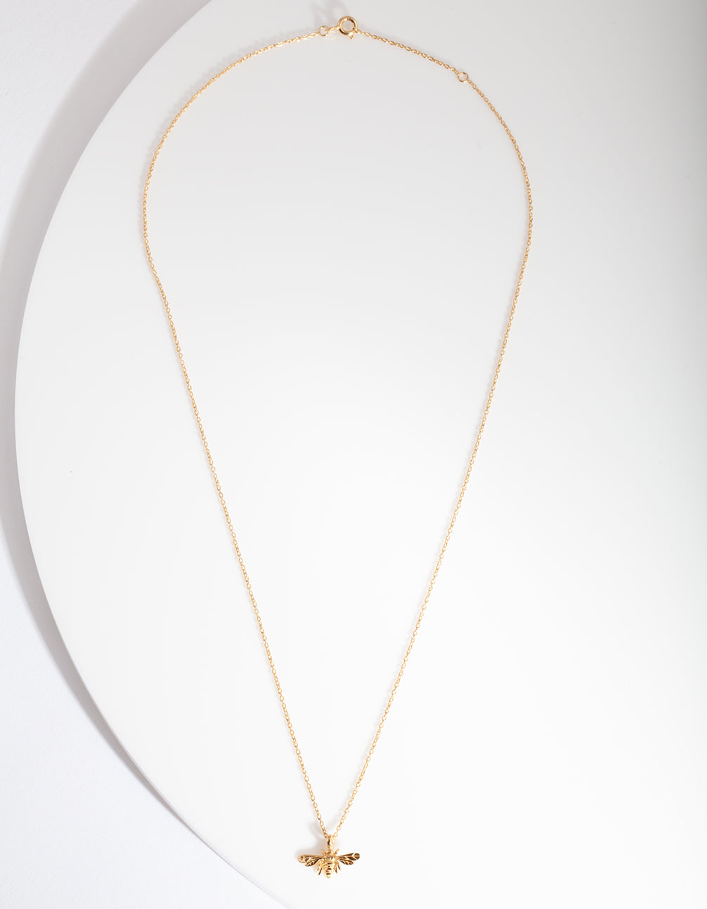 Gold Plated Sterling Silver Bee Necklace