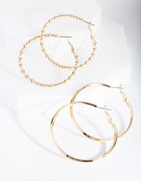 Gold Ultimate Hoop Earring Pack - link has visual effect only