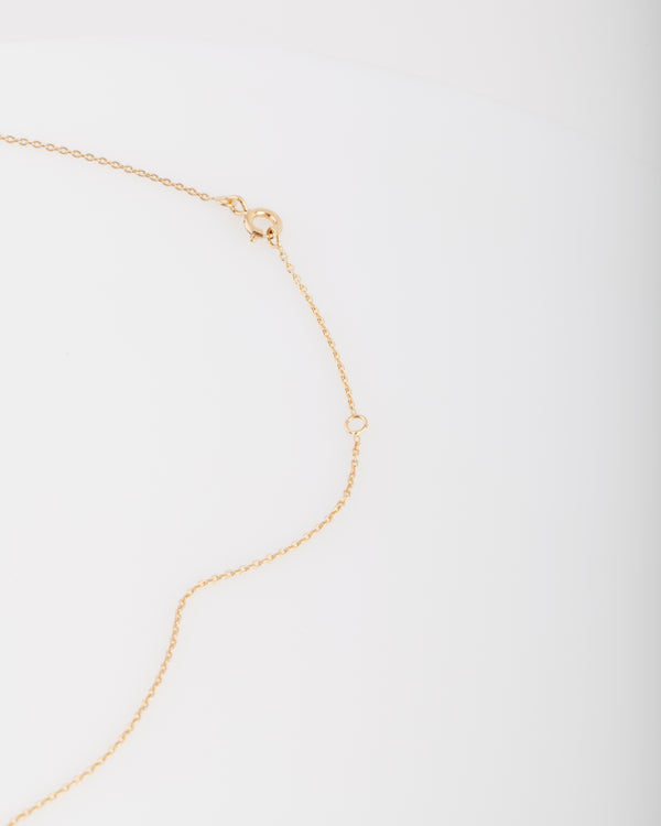 Gold Plated Sterling Silver Cross Necklace