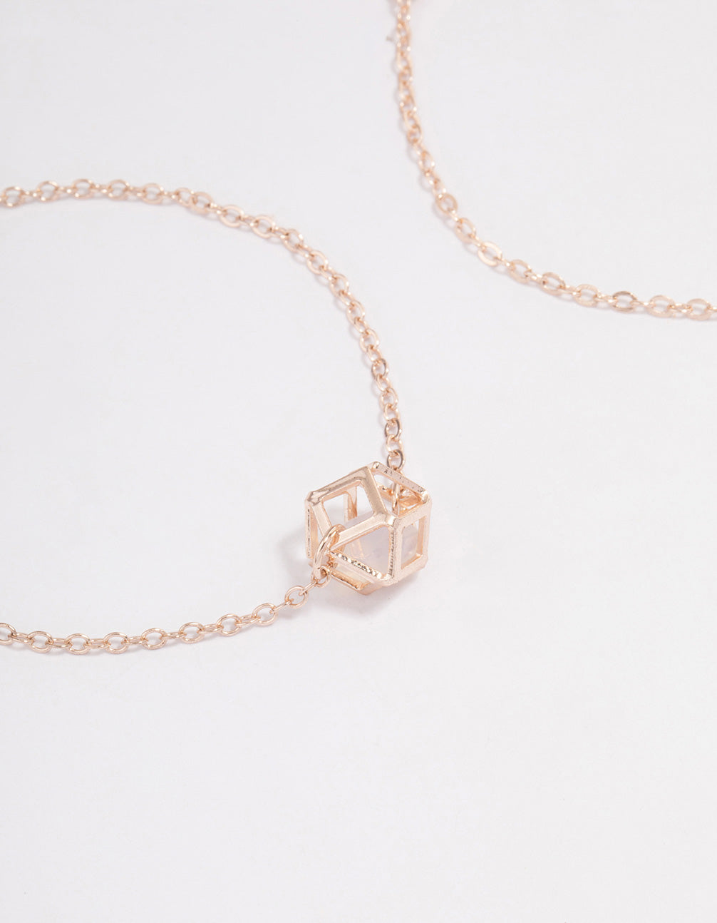 Rose Gold Semi Precious Shaker Bracelet Pack