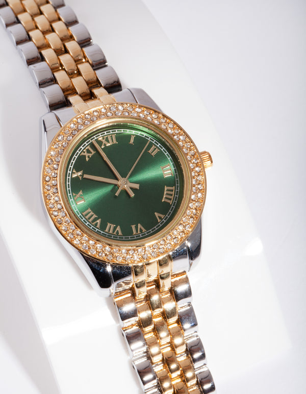 Mixed Metal Classic Watch