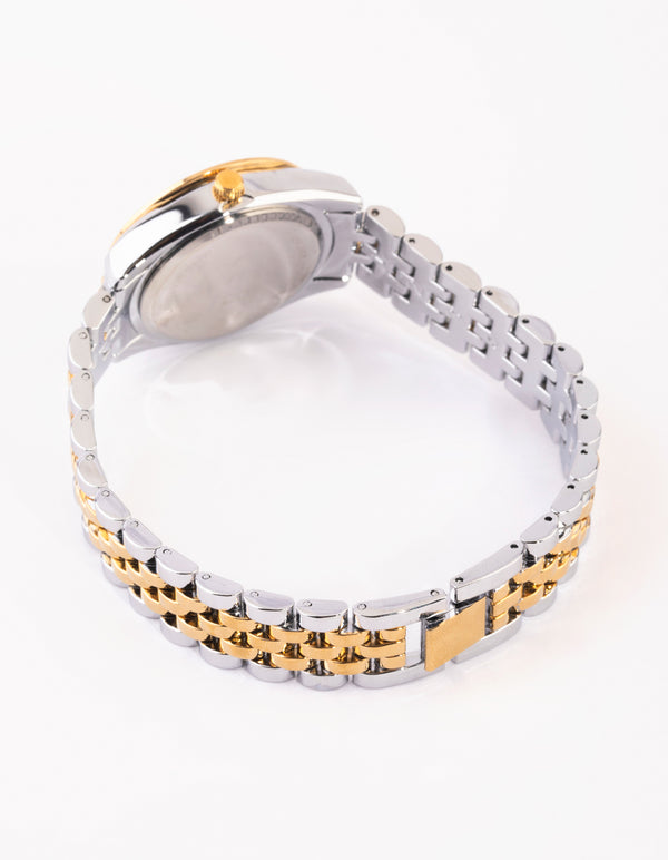 Mixed Metal Classic Watch