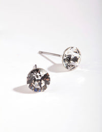 Silver Diamond Simulant Graduating Earring Pack - link has visual effect only