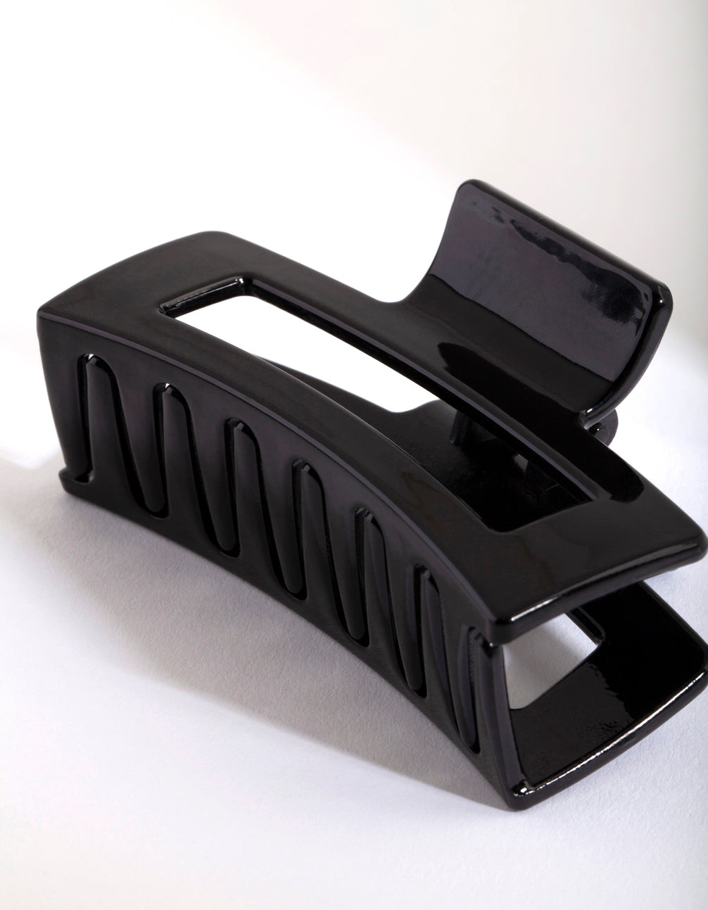 Rectangle Black Claw Clip