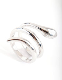 Silver Sleek Wrap Ring - link has visual effect only