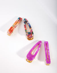 Kids Mixed Resin Clip 4-Pack - link has visual effect only