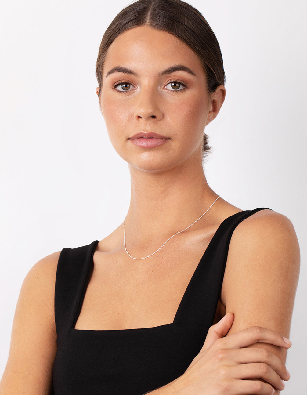 Sterling Silver Singapore Chain 45cm Necklace