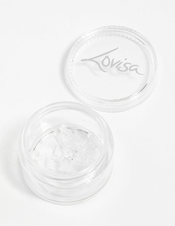 Plastic Sensitive Silicone Earrings