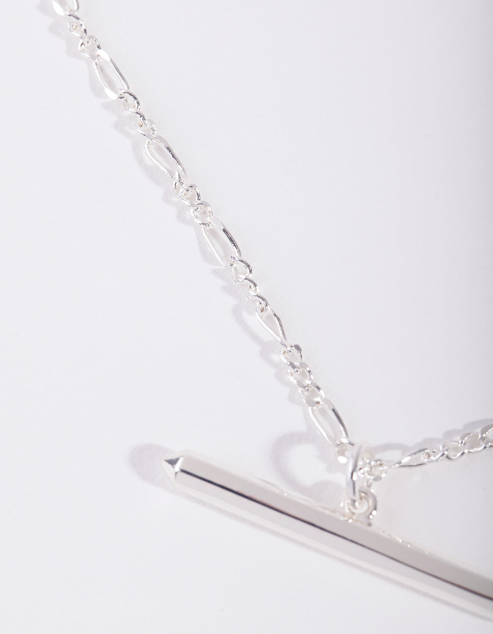 Silver Plated Bar Necklace