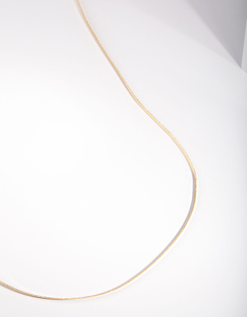 Gold Plated 60cm Fine Snake Chain Necklace