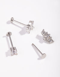 Surgical Steel  Fine Butterfly Flat Back Pack - link has visual effect only