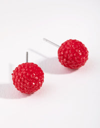 Ball Stud Earrings - link has visual effect only